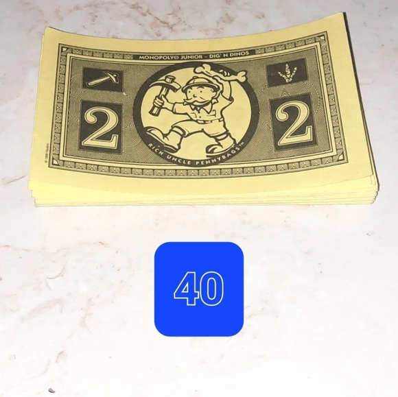 Dig N Dinos Monopoly Junior Board Game Replacement Money - Picture 2 of 4